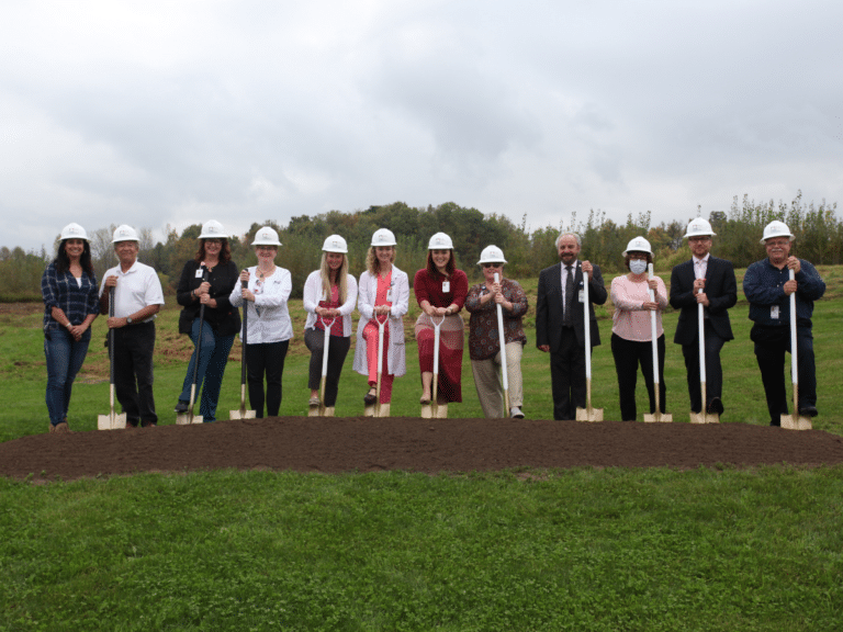 The Rich and Gardner team as they break ground on the Oneida Health Women's Health Building